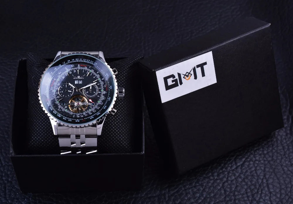 Yaguzi® Aviation Tourbillon Automatic Watch