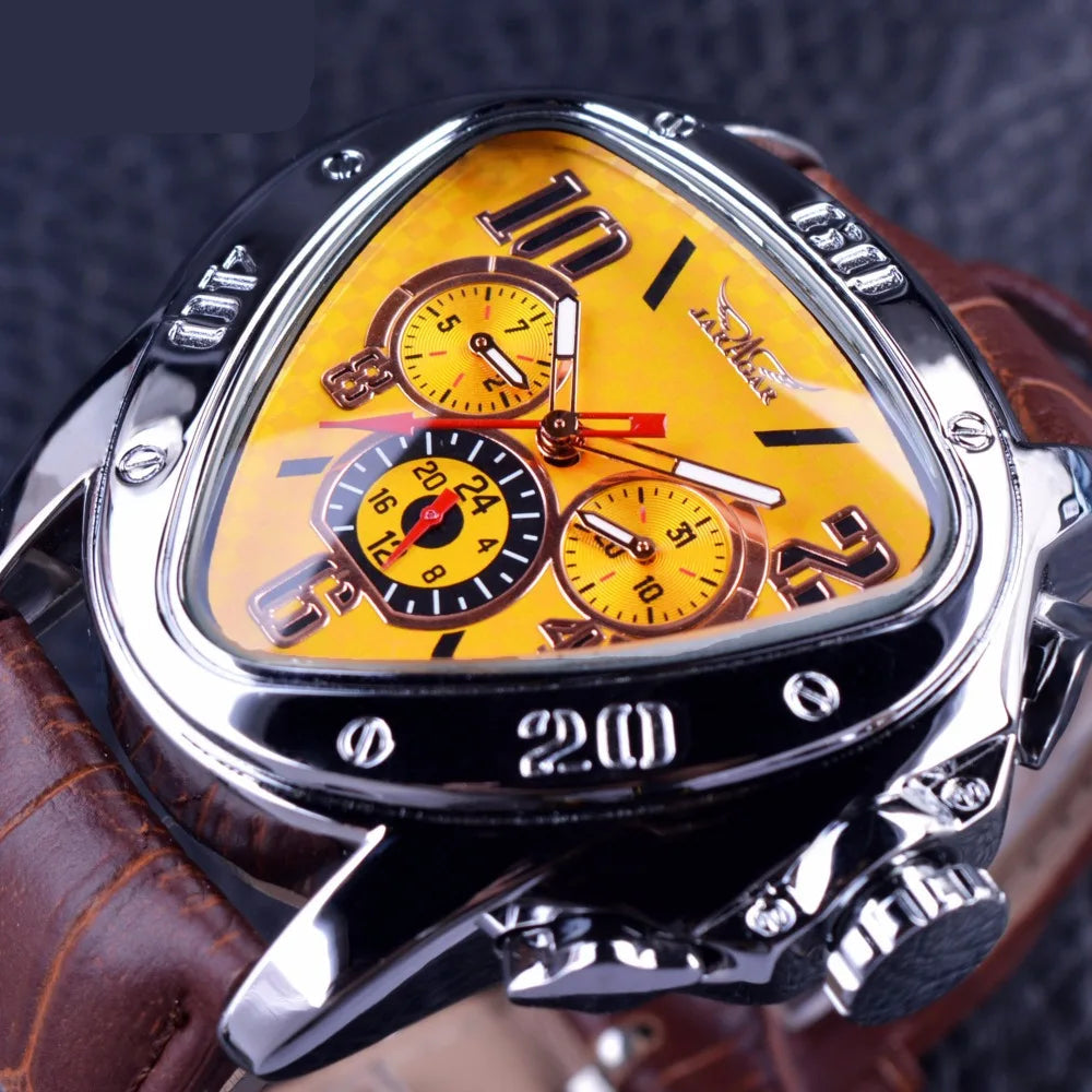 Yaguzi® Geometric Automatic Triangle Watch