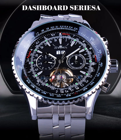 Yaguzi® Aviation Tourbillon Automatic Watch
