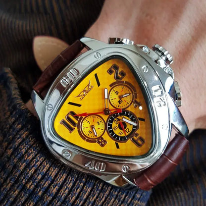 Yaguzi® Geometric Automatic Triangle Watch
