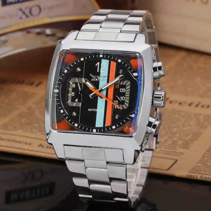 Yaguzi® 569 Retro Square Automatic Watch