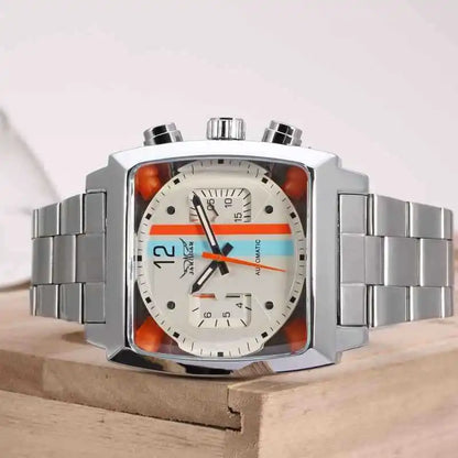 Yaguzi® 569 Retro Square Automatic Watch