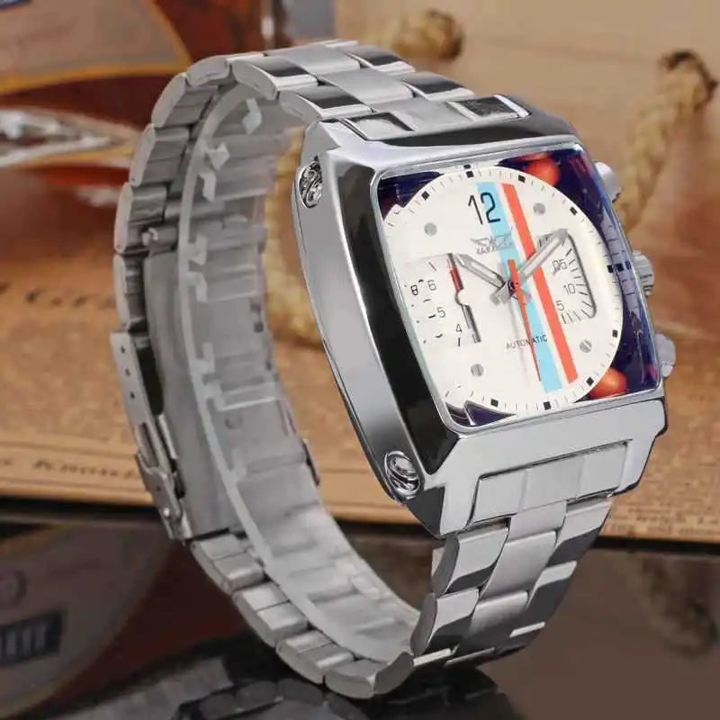 Yaguzi® 569 Retro Square Automatic Watch